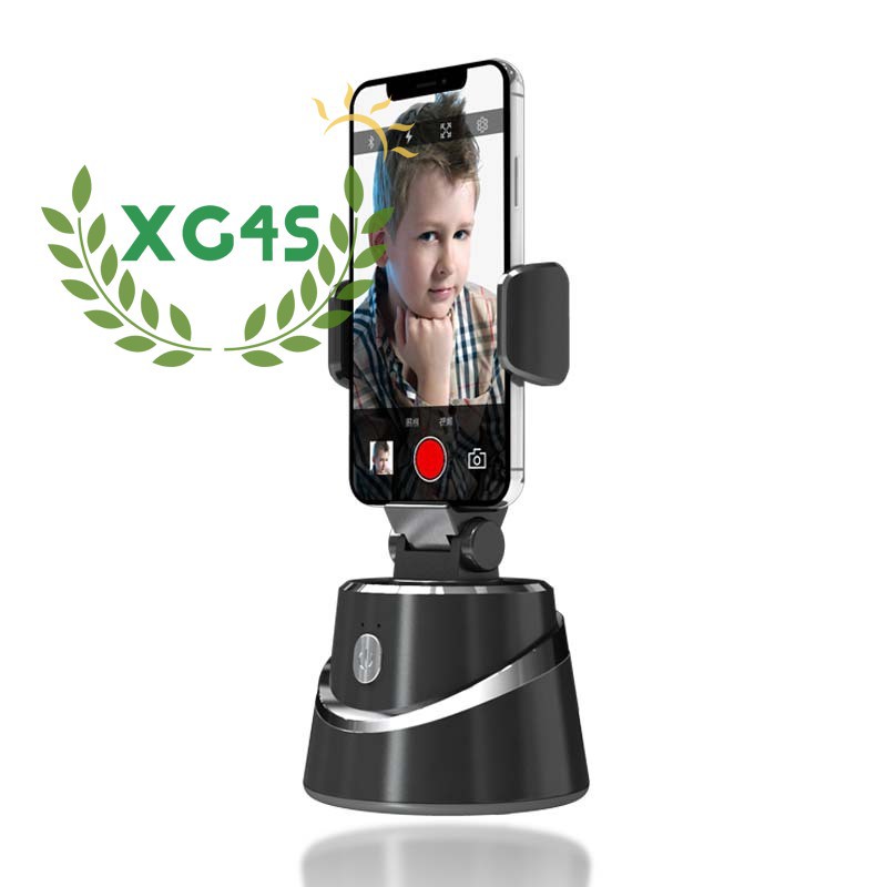 Gậy Selfie Tự Động Xoay 360 Độ Có Giá Đỡ Điện Thoại Thông Minh