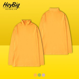 Áo thun, áo phông cao cổ dài tay unisex form rộng Nelly thương hiệu Laylow