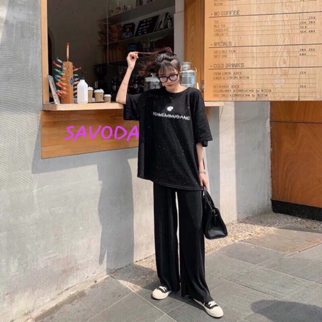 Áo phông Unisex thêu hình hoa cúc hot trend AP57