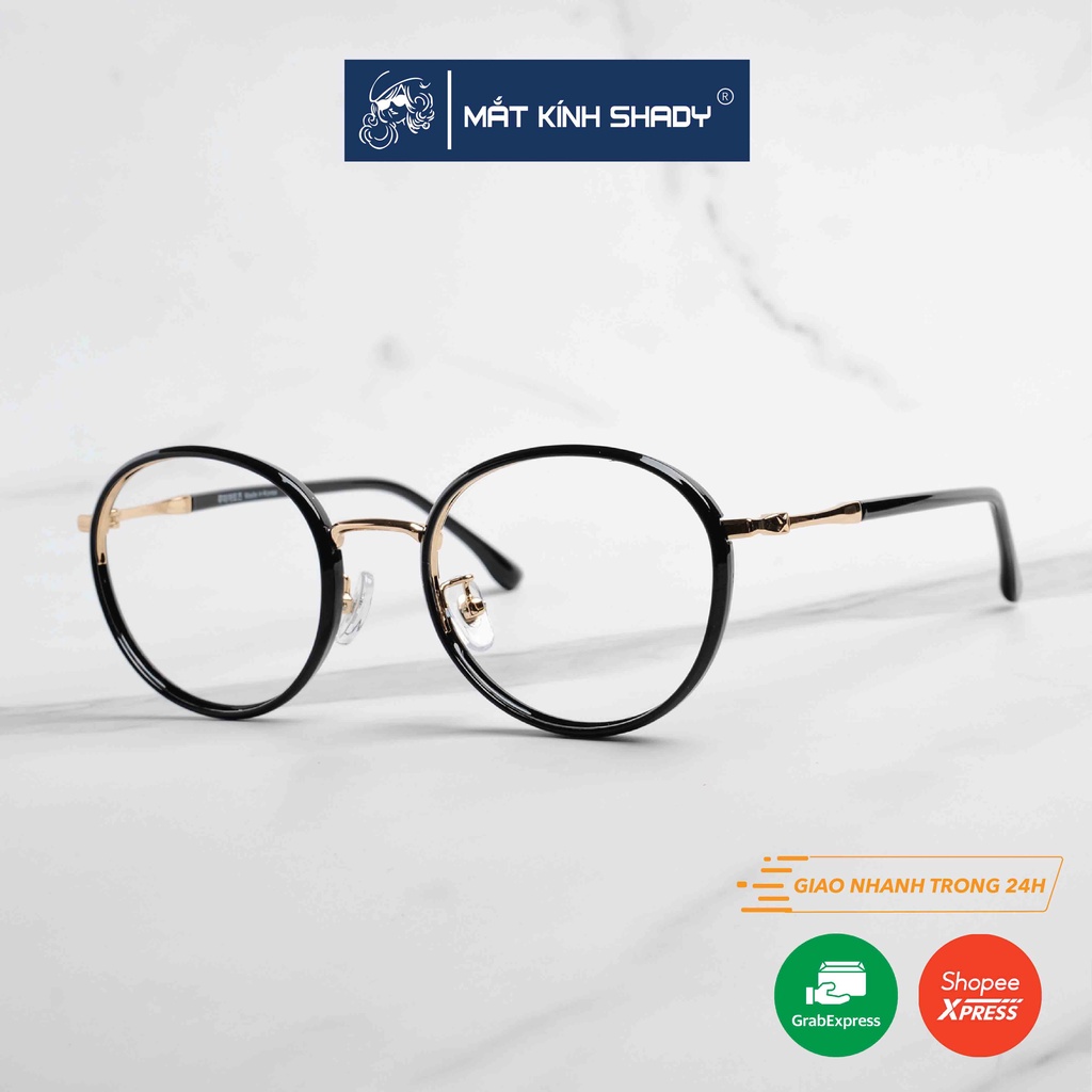 Gọng Kính Cận Hợp Kim Shady Unisex G2384