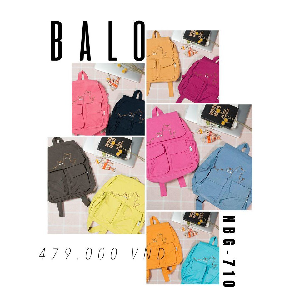 Balo người lớn cỡ vừa PET SHOP NBG-710