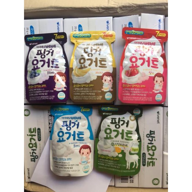 Sữa chua khô Ivenet Hàn Quốc nhiều vị