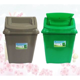 Combo thùng rác nắp lật loại và hàng cho khách