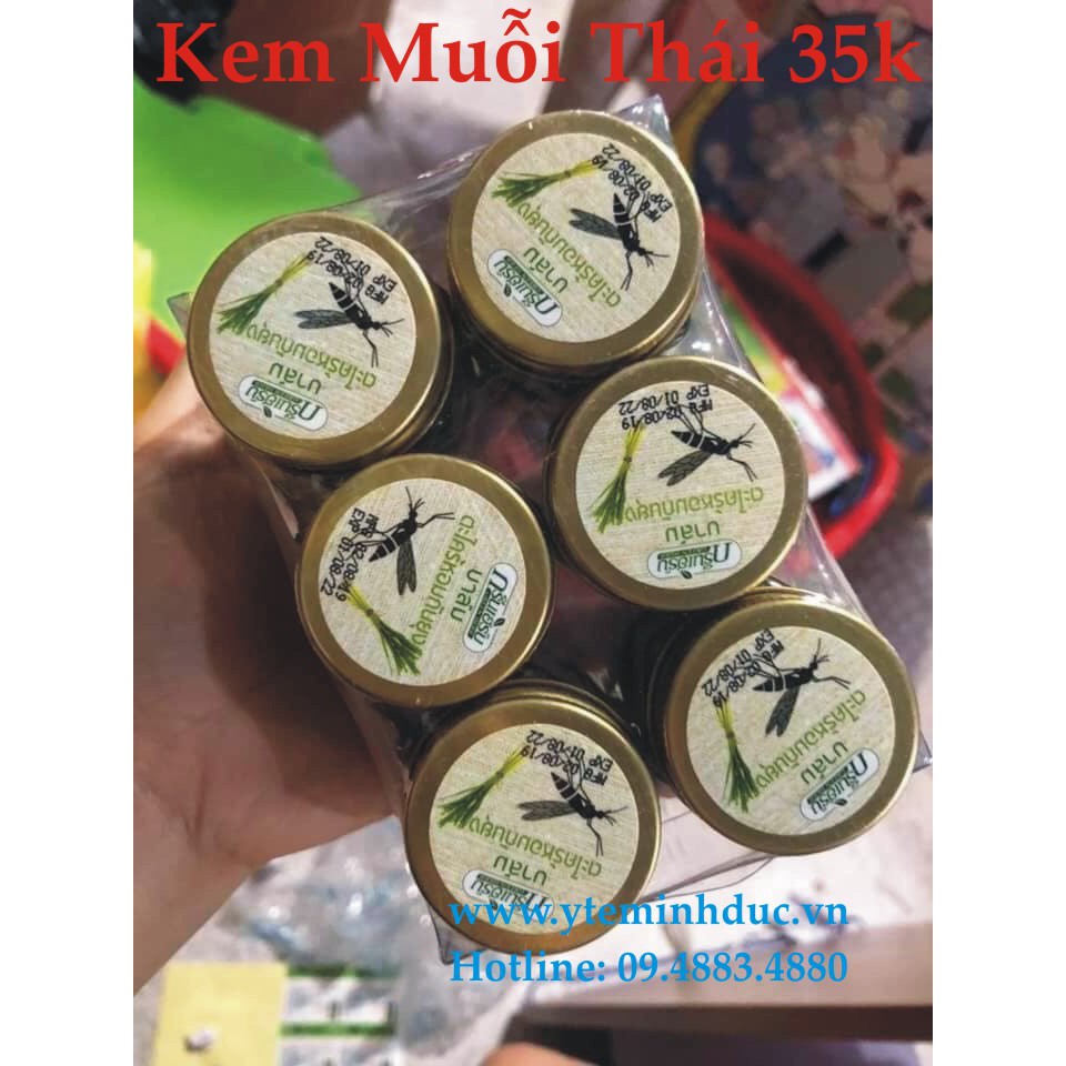Kem Bôi Muỗi Thái Green Herb Balm