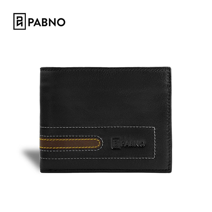 [MUA 1 ĐƯỢC 2]Ví Da Nam PABNO Chất Liệu Da Bò 100% Cao Cấp - PABNO VD61-TẶNG CÀ VẠT