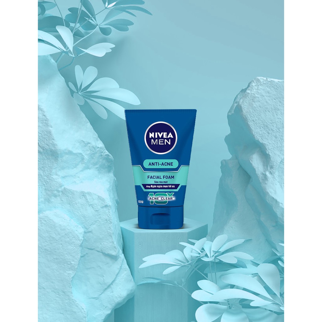 Sữa Rửa Mặt Nam Ngừa Mụn Nivea 100g