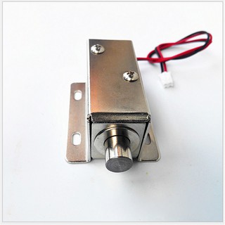 KHÓA CHỐT CỬA ĐIỆN TỪ LOẠI THƯỜNG ĐÓNG 12VDC-HD5442T (ĐẦU CHỐT HÌNH TRỤ TRÒN D10MM)