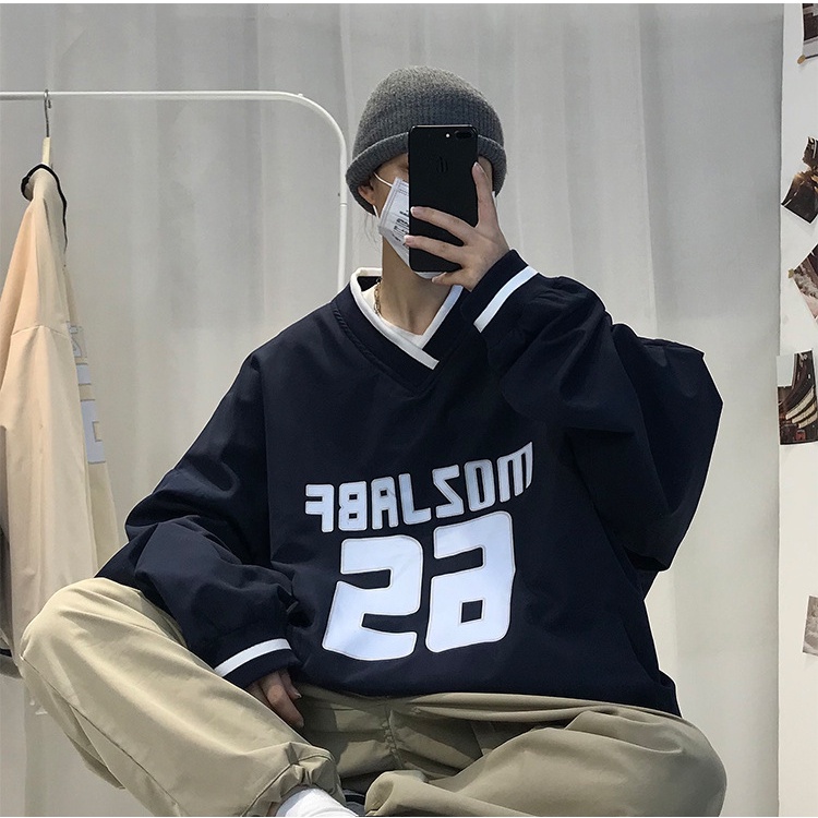 Áo Sweater Unisex Nam Nữ BOM HOUSE Chất Liệu Vải Nỉ Dày Dáng Form Rộng
