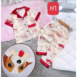 bộ pijama lụa mango sz 22-33kg