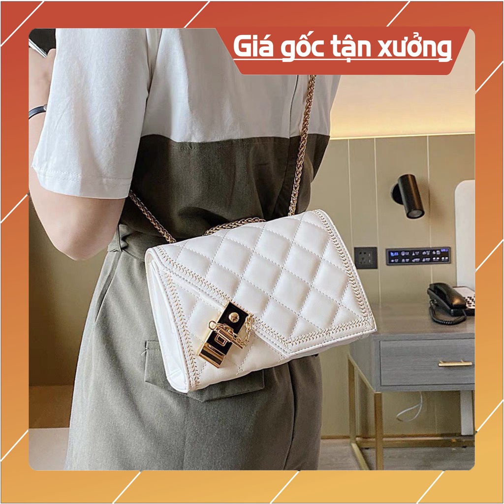 Túi Đeo Chéo Hàn Quốc 2 Ngăn Khóa Gài Thời Trang ✅shoptuixinh6688✅