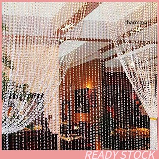 Rèm treo dạng chuỗi hạt trong suốt dài 30m đẹp mắt