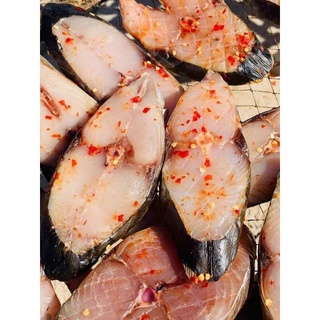 Cá thu phấn to cắt khúc.1kg