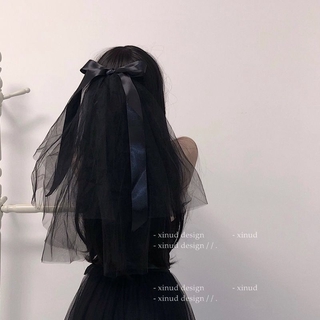 Cài Tóc Phối Lưới Và Mạng Che Mặt Phụ Kiện Chụp Hình Cho Cô Dâu