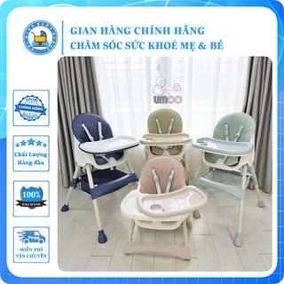 Ghế ăn dặm UMOO chính hãng điều chỉnh độ cao phù hợp cho bé ăn dặm