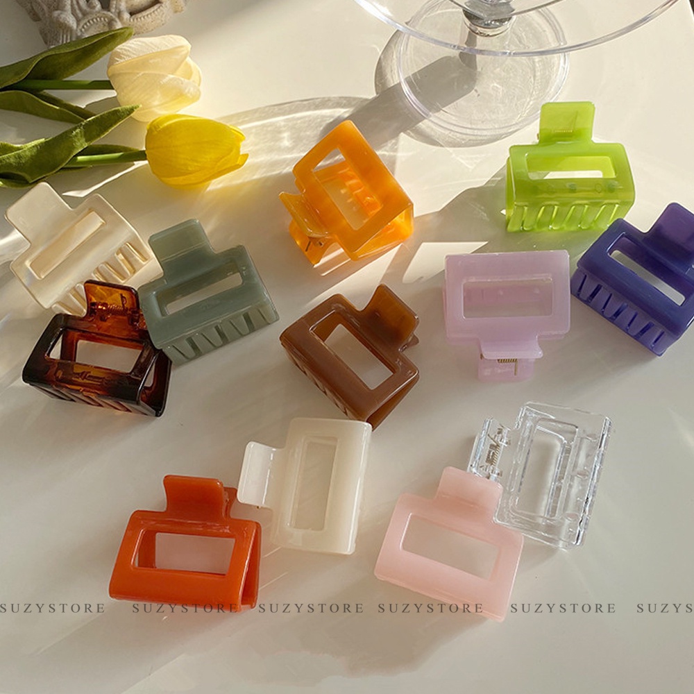 Kẹp tóc nữ / kẹp càng cua màu kẹo thời trang Hàn Quốc suzystore