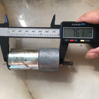 [100% răng kim loại] Motor giảm tốc 12V - 24V DC 70-140 vòng/phút