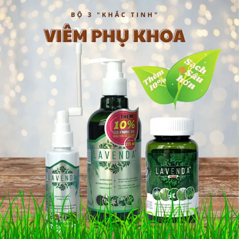 Combo 3 sp phụ khoa Lavenda