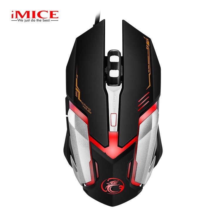 Mouse Gaming IMICE V6 Dây dù - Led 7 màu