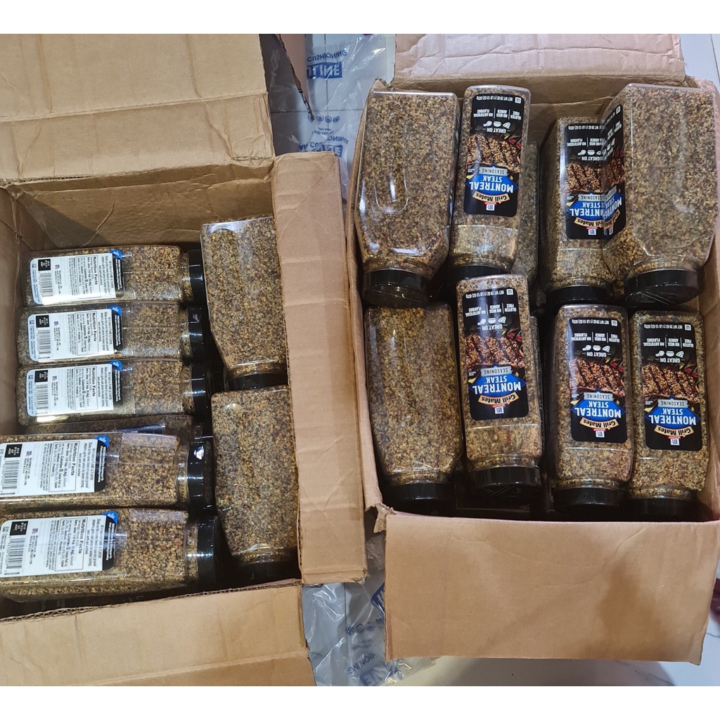 GIA VỊ ƯỚP BÒ BÍT TẾT MCCORMICK GRILL MATES MONTREAL STEAK SEASONING 822 GRAM