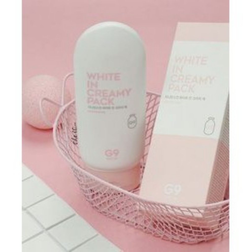 KEM DƯỠNG THỂ TRẮNG DA /Kem Ủ Trắng Da Toàn Thân G9-Skin White In Creamy Pack Whitening 200ml