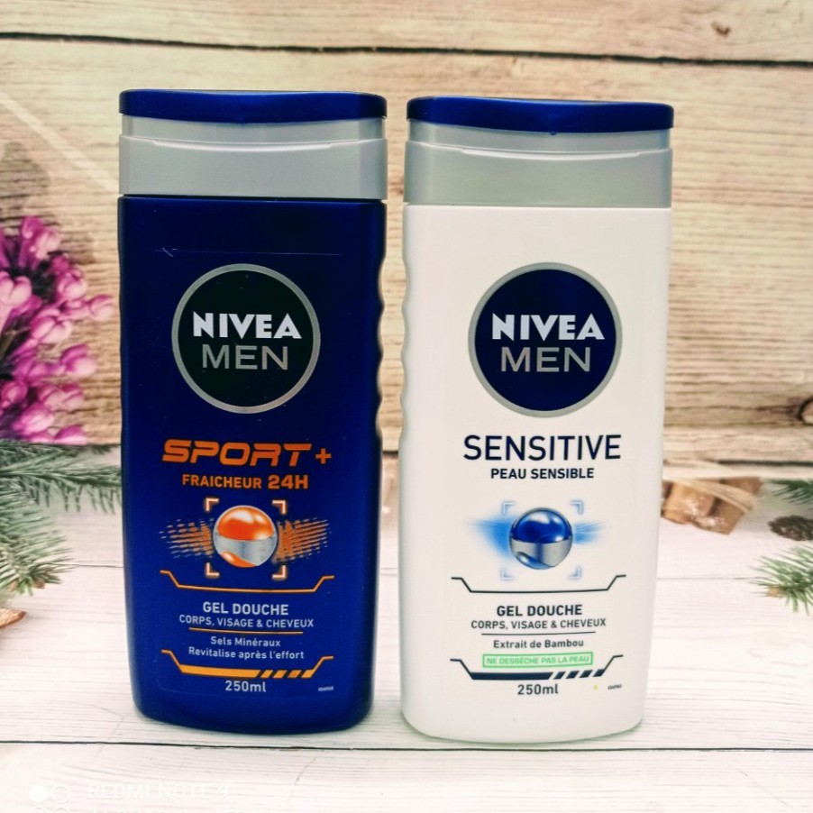 Sữa tắm Nivea Men 250ml của Pháp