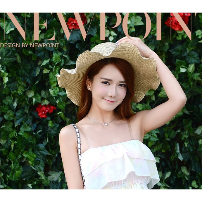 Nón Cói thắt nơ đen bản to hàn quốc xinh xắn