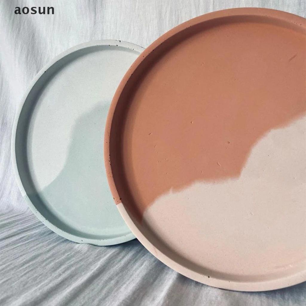 Khuôn Silicone Làm Xi Măng Hình Tròn Tiện Dụng