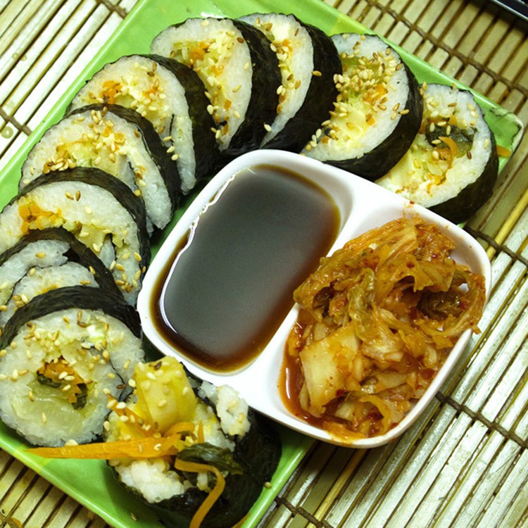 [Mã GRO2405 giảm 10% đơn 250K] Mành cuốn kimbap dẹp tre xanh cao cấp