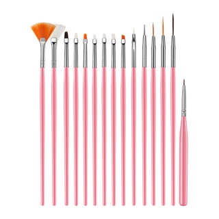 Set 15 cây cọ vẽ móng tay nghệ thuật