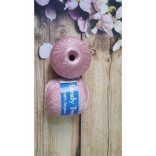 Sợi cotton lụa ( bảng màu hồng, trắng)