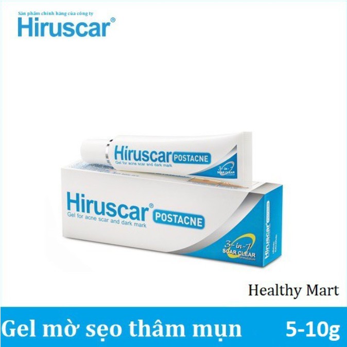 [Chính Hãng] Gel Làm Mờ Sẹo Mụn Và Thâm Mụn Hiruscar Post Acne