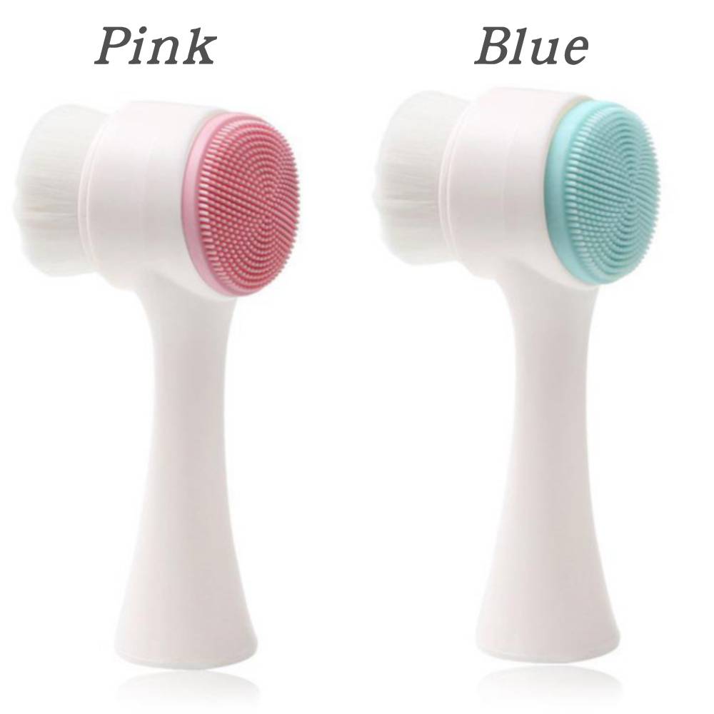 (Hàng Mới Về) 1 Cọ Rửa Mặt Hai Mặt Chất Liệu Silicon Tiện Dụng | BigBuy360 - bigbuy360.vn