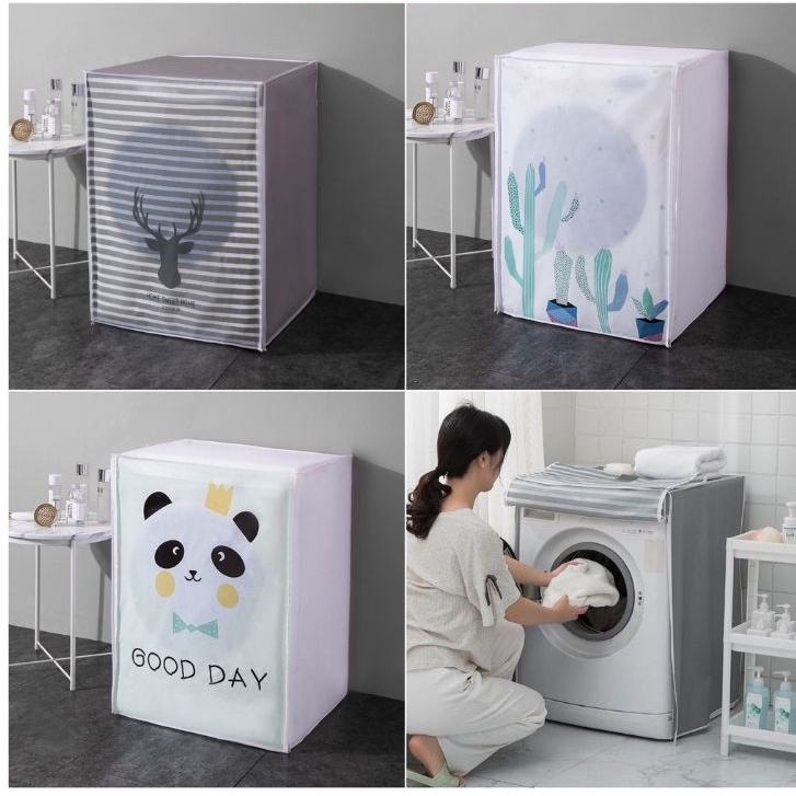 Bọc máy giặt cửa ngang cửa trên, áo trùm máy giặt che phủ chống bụi, chống nước đủ size