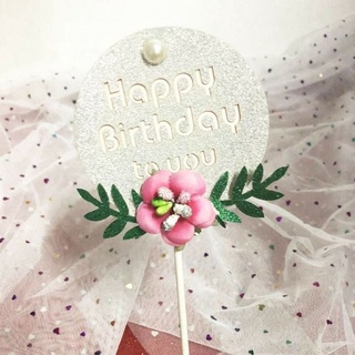 Topper HPBD tròn và chữ nhật