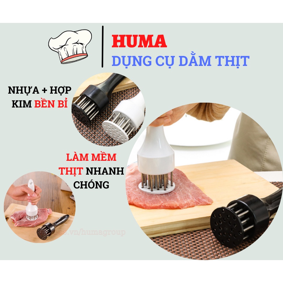 Cây dằm thịt cầm tay/ Cây Dằm Đâm NÁT thịt cầm tay 20x5cm