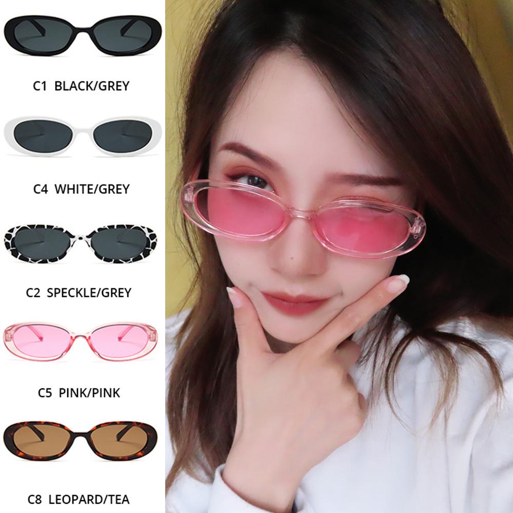 Kính Mát Gọng Oval Nhỏ Phong Cách Vintage Thời Trang Cho Nam Và Nữ