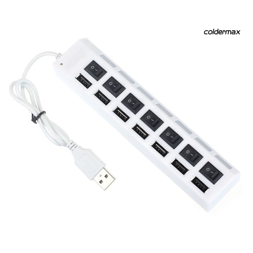 Bộ Chia 7 / 4 Cổng Usb 2.0 Cho Pc Laptop | BigBuy360 - bigbuy360.vn