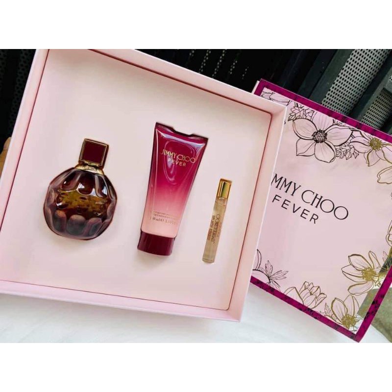 Nước hoa nữ Jimmy Choo Fever mua 1 được 3 quá là hời luôn