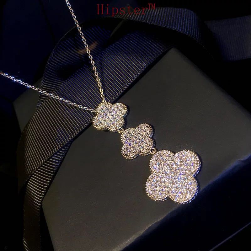 Thời Trang Set Vòng cổ + Bông Tai Đính Đá Sang Trọng