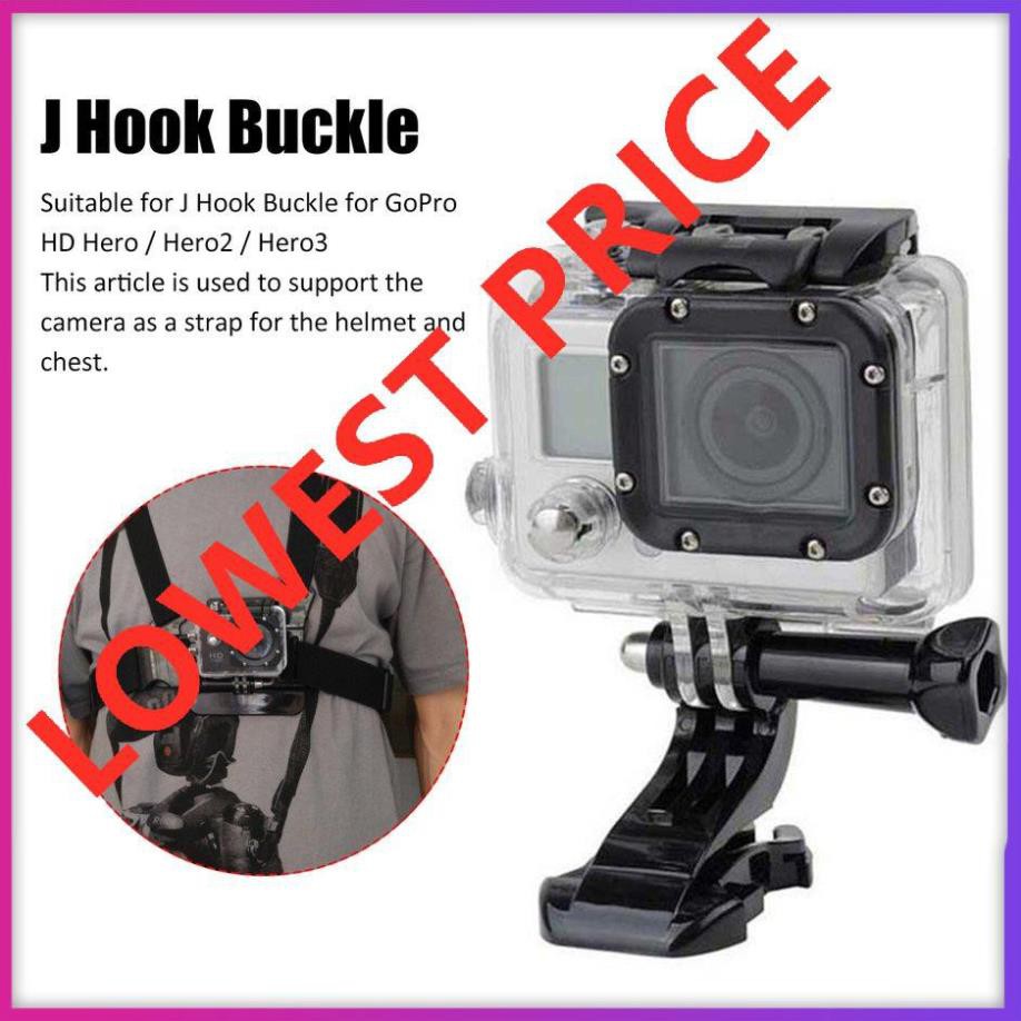 【giao hàng hôm nay>>>1PCS J-Hook Buckle Surface Mount For Xiaomi Yi SJCAM SJ4000 SJ5000 SJ7000