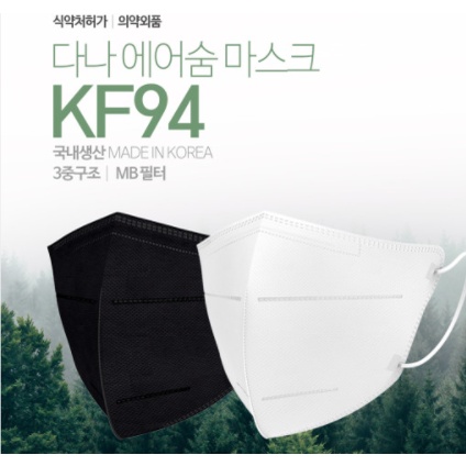 Set 50 Khẩu Trang Dana KF-94 Chất Lượng Cao