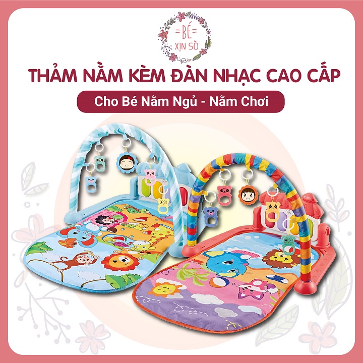 [THẢM NHẠC CAO CẤP] Thảm nhạc cho bé nằm chơi – kích thích vận động