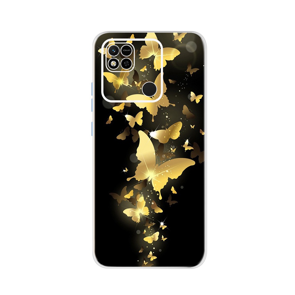 Ốp Điện Thoại TPU Silicon Mềm Họa Tiết Cánh Bướm/Bông Hoa Xinh Xắn Cho Xaiomi Redmi 10A / Redmi 10 / Redmi 10C