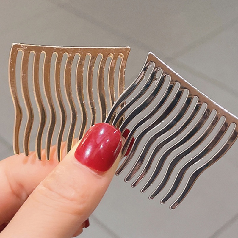 Lược Cài Tóc Kim Loại Đính Hạt Ngọc Trai Giả Xinh Xắn Tự Làm Cho Cô Dâu