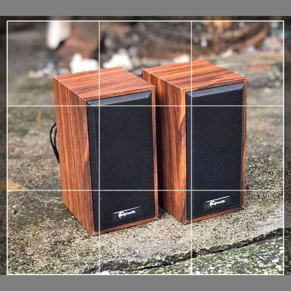 Bộ 2 Loa 2.0 Goldtech M22 Tích Hợp Bass Nghe Nhạc Điện Thoại Máy Tính Và Di Động