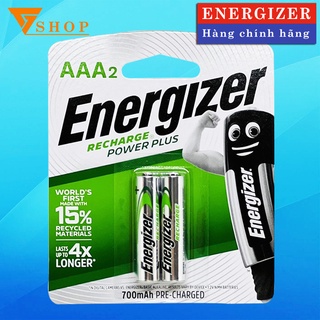 Pin sạc AAA ( 3A ) 700 mAh 1.2V Energizer dùng được cho thiết bị cần nguồn 1.5V ( 1 vỉ 2 viên )