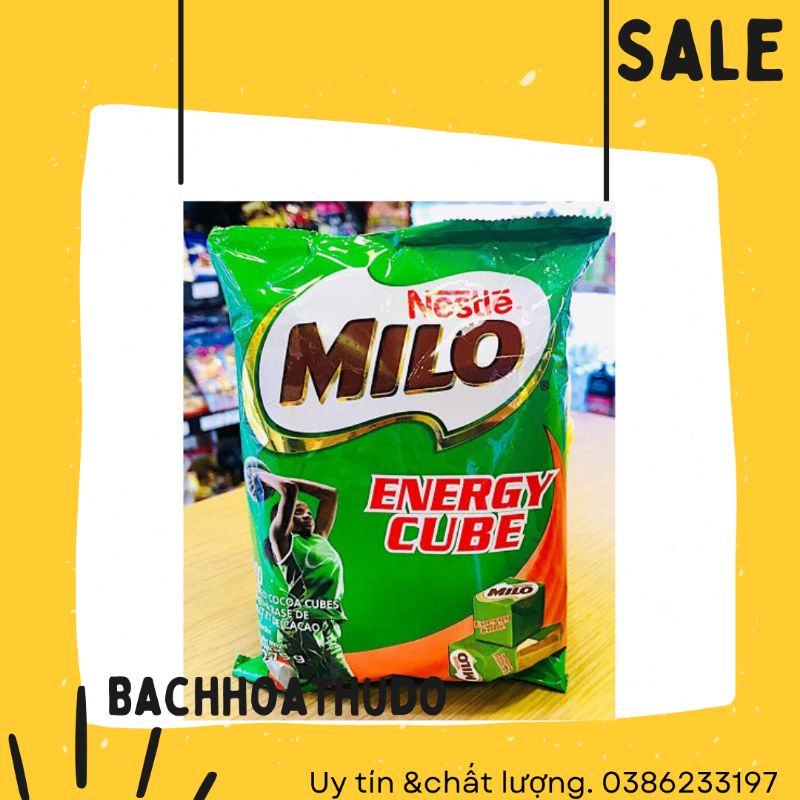 Kẹo Milo Cube gói 275g _100 viên