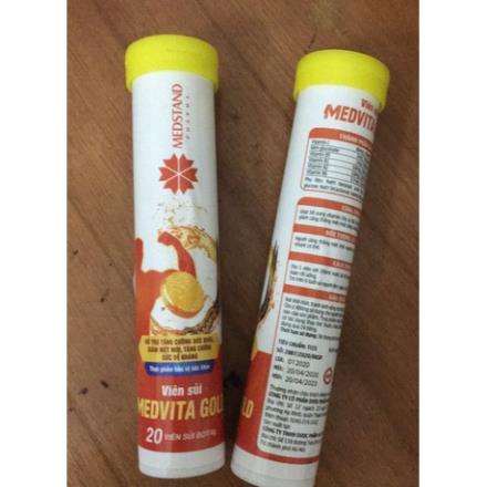 VIÊN SỦI MEDVITA GOLD – Bổ sung vitamin cho cơ thể, tăng cường sức khoẻ, giảm mệt mỏi (20 viên)