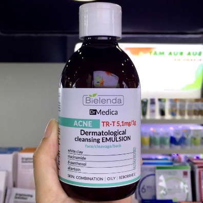 Sữa Rửa Mặt Bielenda Medica Da Dầu mụn, Hỗn Hợp