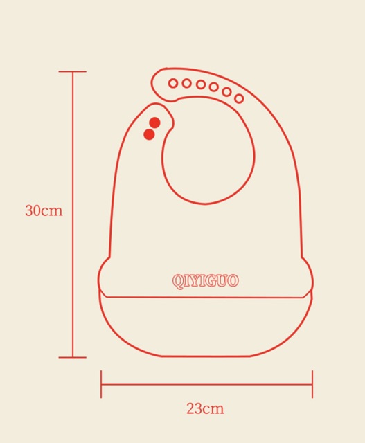 Yếm ăn dặm silicon hình cá heo,hạc, hoa quả cao cấp